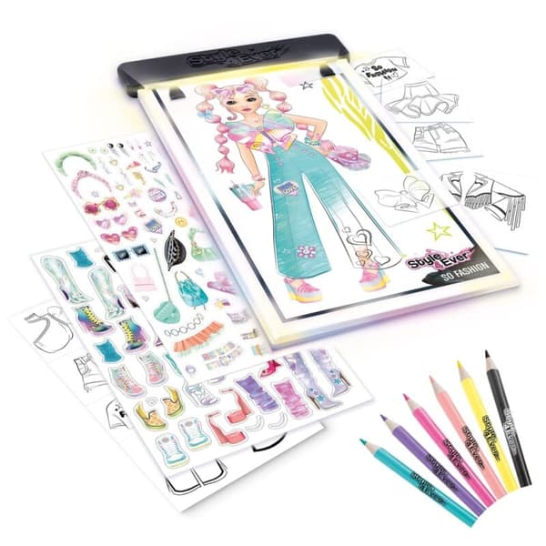 Style 4 Ever Fashion Designer Pad med Ljus
