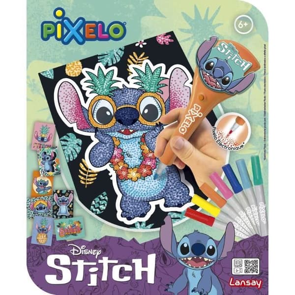 LEKSAK - LANSAY - Pixelo Stitch - 8 illustrationer - Flerfärgad - Från 6 år