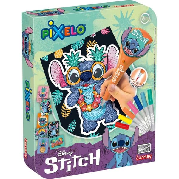 LEKSAK - LANSAY - Pixelo Stitch - 8 illustrationer - Flerfärgad - Från 6 år