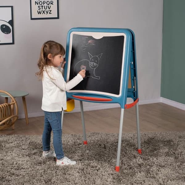 Board - Smoby - Dubbelsidig - Magnetisk - 80 tillbehör - För barn från 3 år