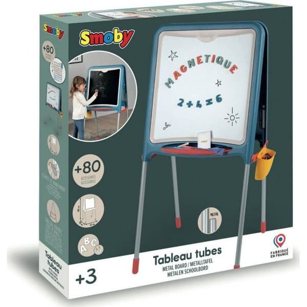 Board - Smoby - Dubbelsidig - Magnetisk - 80 tillbehör - För barn från 3 år