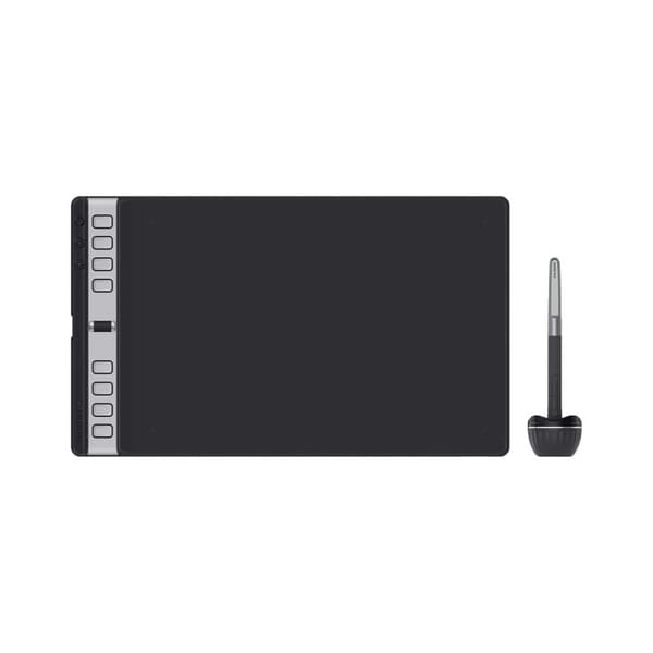 Tegnetablet, 8192 niveauer af trykfølsomhed, kompakt design, tilpasselige taster