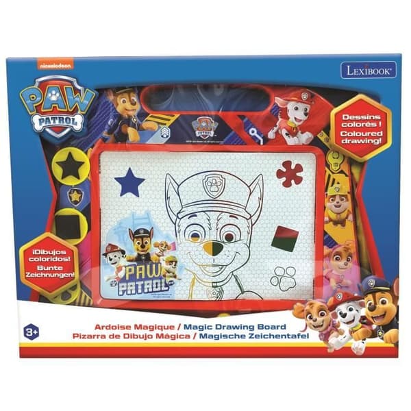 Paw Patrol magiskt skiffer A5-format med magnetiska tillbehör för att rita i färger - LEXIBOOK