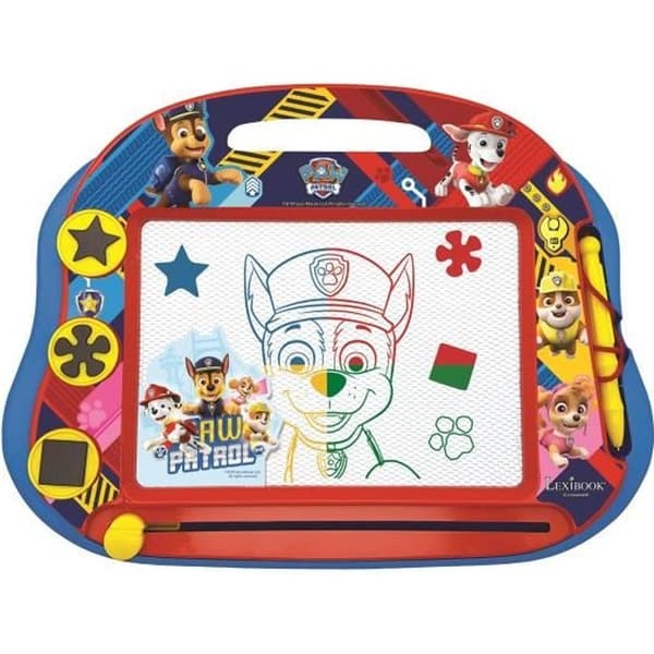 Paw Patrol magiskt skiffer A5-format med magnetiska tillbehör för att rita i färger - LEXIBOOK