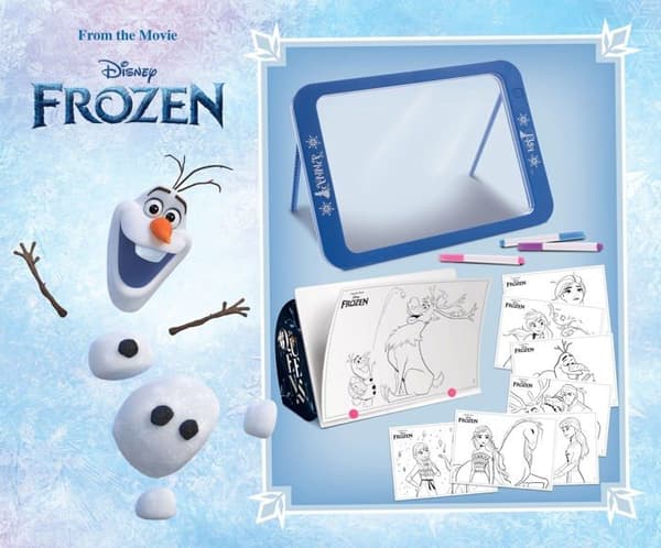 Barntavla - magiskt tavla Liscianigiochi - 92949 - FROZEN MAGIC LED TAVLA
