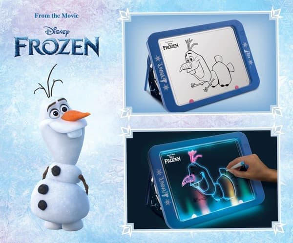 Barntavla - magiskt tavla Liscianigiochi - 92949 - FROZEN MAGIC LED TAVLA