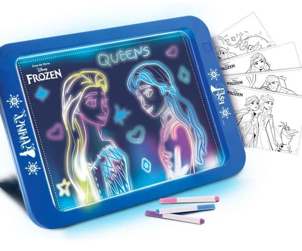 Barntavla - magiskt tavla Liscianigiochi - 92949 - FROZEN MAGIC LED TAVLA