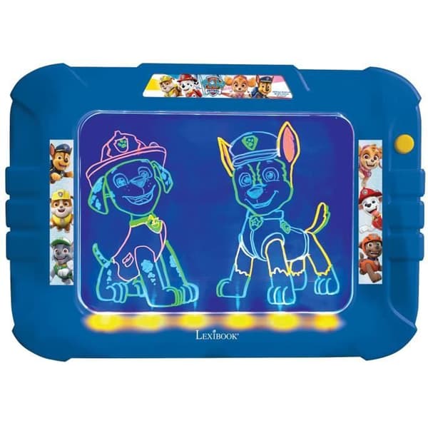 Paw Patrol neon lysande rittavla - LEXIBOOK - 6 färgmodeller