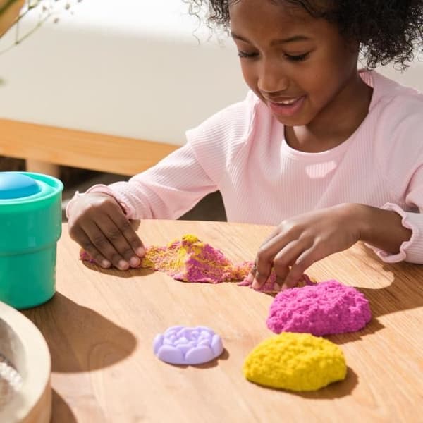 SPIN MASTERLA MAGIC FLOWER SQUISHBLOSSOM 227 G Kinetisk Sand