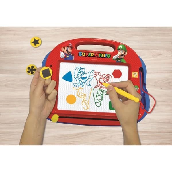 A5 Super Mario Magic Slate med magnetisk tilbehør - LEXIBOOK