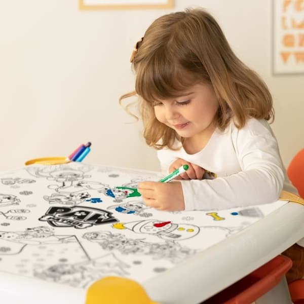 Smoby - Målarrefill för barnens kreativa bord - 10 Paw Patrol målarbilder
