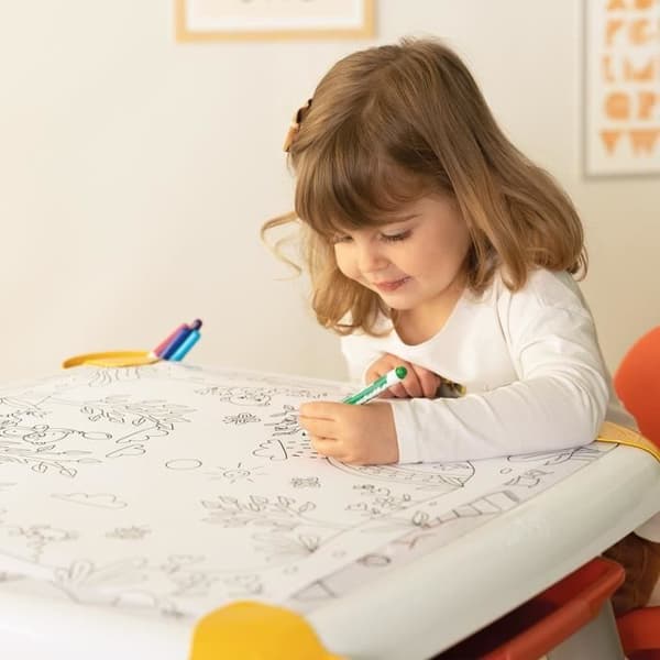 Smoby - Målarrefill för barnens kreativa bord - 10 målarblad