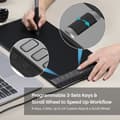 Miniatyrbillede 3 af 4: Tegnetablet, 8192 niveauer af trykfølsomhed, kompakt design, tilpasselige taster