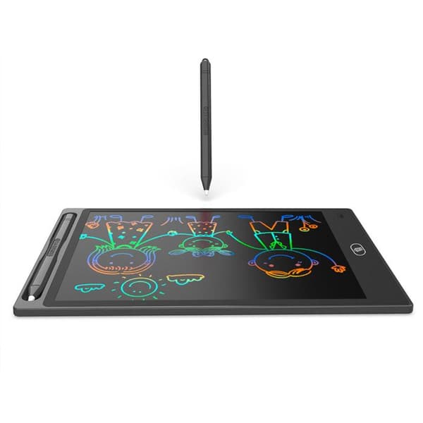 Grafikplatta Färgad LCD-skärm 12" Raderbar för Barn Svart
