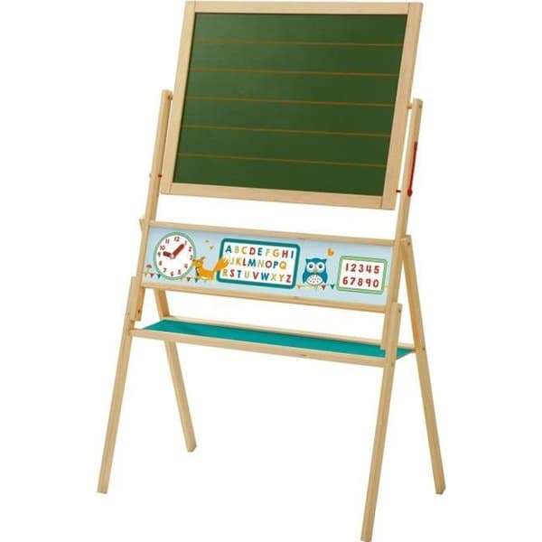 Barnbräda - ROBA - ABC Eule - Trä - Dubbelsidig magnetisk - 69x42x112 cm
