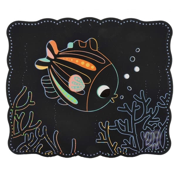 WOOPIE ART&FUN Creative Scratch Art sæt til børn – 7 dele