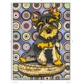 Miniatyrbild 1 av 2: Färgläggningsplatta Yorkshire Terrier