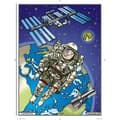 Miniatyrbild 1 av 2: Färgläggningsduk för barn - Astronauten