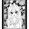 Miniatyrbild 1 av 2: Färgläggningstavla i sammet - Manga