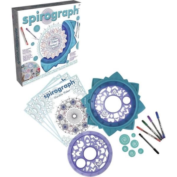 Teckningar och schabloner - SILVERLIT - SPIROGRAPH Mandala - Från 8 år
