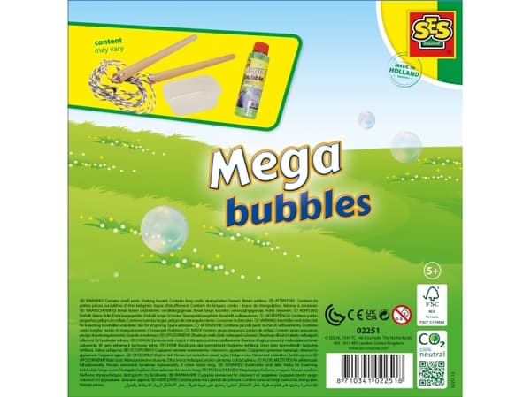 SES Creative Mega bubbles, 200 ml, 5 år, Ikke for barn 0 - 3 år