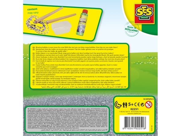 SES Creative Mega bubbles, 200 ml, 5 år, Ikke for barn 0 - 3 år