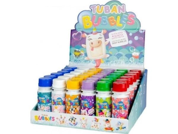 Tubansett - 36 x såpeboblevæske (60 ml) ( TU3421 )