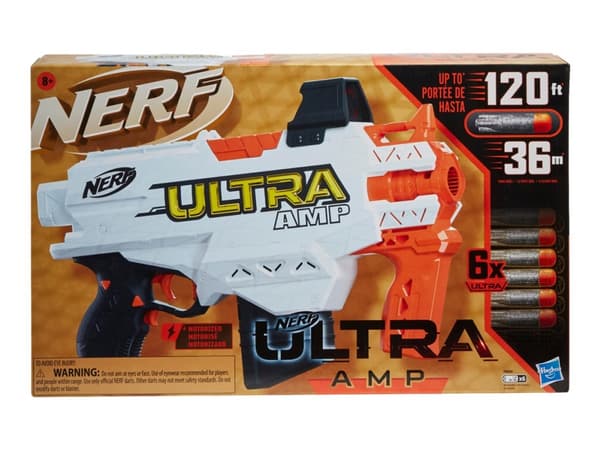 NERF Ultra - Amp Motorized Blaster - 6 piler