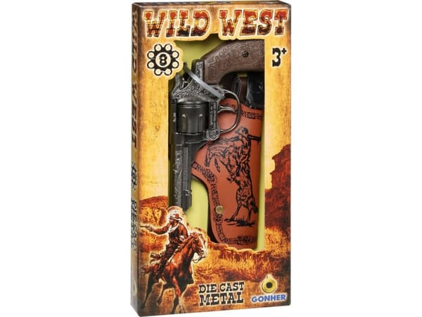 Pulis Gonher Guns GONHER sett med cowboyvåpen WILD-WEST, 201/0