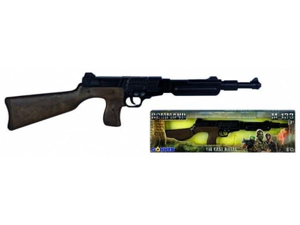 Gonher Metalowy karabin komandosa 8 naboi (258447)