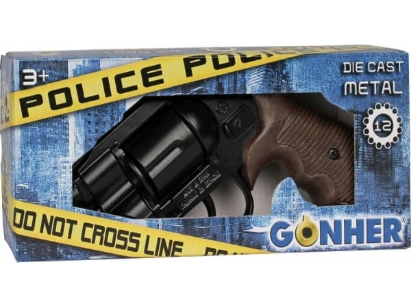 Gonher 38/6 metall politirevolver 12 runder