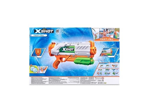XShot WARFARE vannkaster hurtigfylling