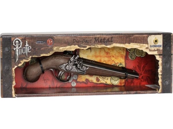 Gonher Piratpistol i metall - 239864