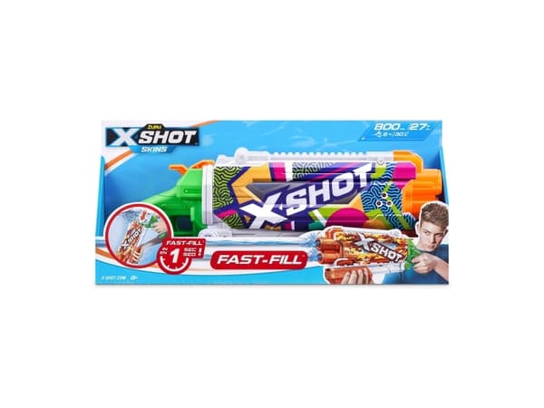 X-Shot Water Fast-Fill Skins Pump Action Water Blaster by ZURU