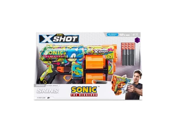 ZURU X-Shot Skins - Dread Sonic, dart blaster