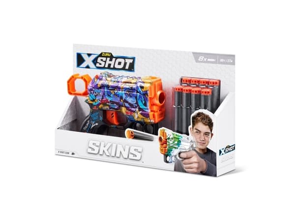 XShot SKINS MENACE Launcher (8 piler) mønster D