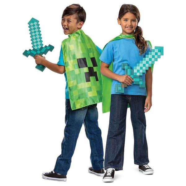 Minecraft Sword & Cape Set Utklädning