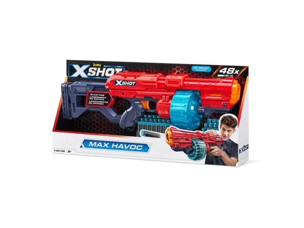 XShot ZURU X-SHOT ExcelMaxHavoc Launcher 48s 36446 40367