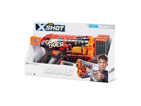 Zuru ZURU X-SHOT SkinsGriefer wyrzutnia12s 36561D 45027