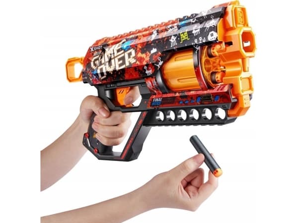 Zuru ZURU X-SHOT SkinsGriefer wyrzutnia12s 36561D 45027