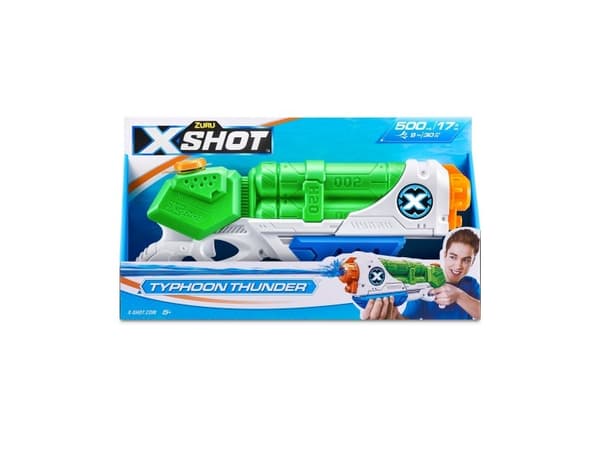 XShot Medium Typhoon Ukkosmyrsky vesipistoolilla