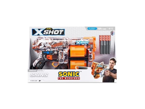 XShot Skins Dread Sonic Launcher 12 Retro Darts