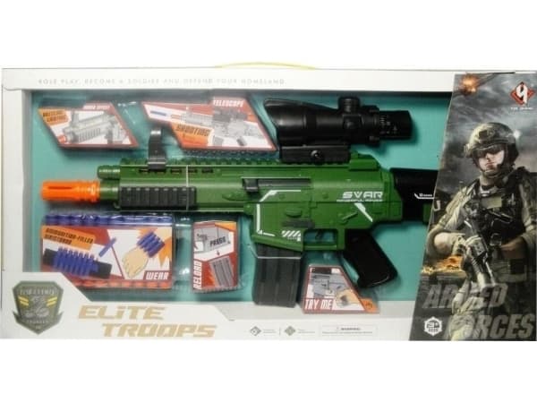 Rifle med skumkuler