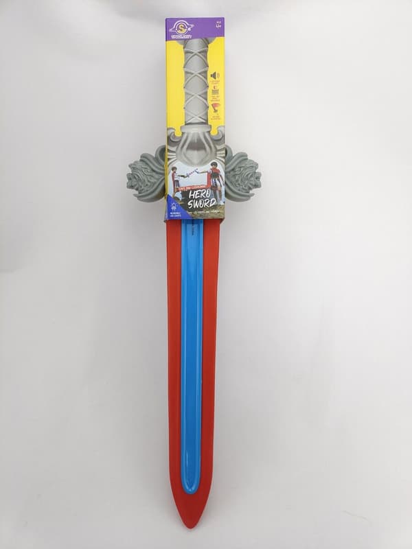 Hero Sword med lyd og lys Rød & blå
