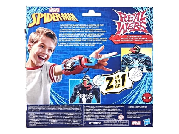 Marvel Spider-Man Real Webs Ultimate Web Blaster, Toy Glove Blaster, 5 år, 99 år, 304g