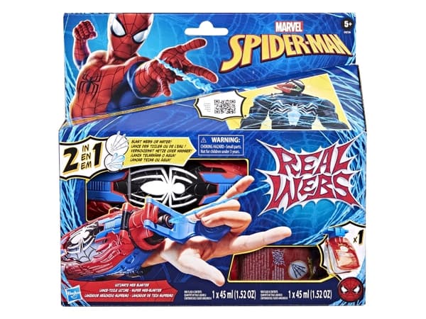 Marvel Spider-Man Real Webs Ultimate Web Blaster, Toy Glove Blaster, 5 år, 99 år, 304g