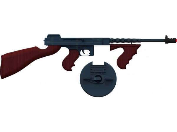 Pulio Militär kulspruta Gonher Gangster 26 x 5,5 x 76 cm