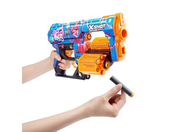 XShot ZURU X-SHOT SkinDread 12strz Gametime 36650D 30251