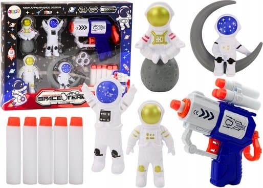LeanToys Soft Dart Gun Spaceman