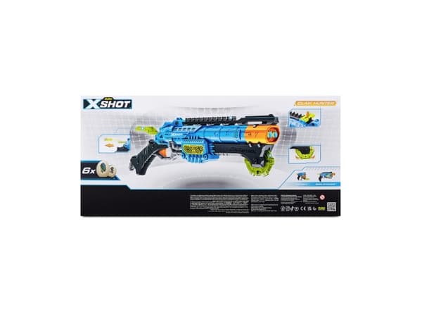 X-Shot Dino Attack Claw Hunter Foam Dart Blaster (24 Darts, 6 Eggs)